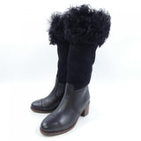 Chanel G31039Y15953 Calfskin Sheepskin Long Boots