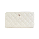Chanel Timeless Classic Caviar Skin Long Wallet
