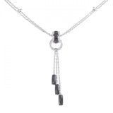Chanel Ultra Collection 750 White Gold Ceramic Diamond Necklace