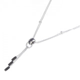 Chanel Ultra Collection 750 White Gold Ceramic Diamond Necklace