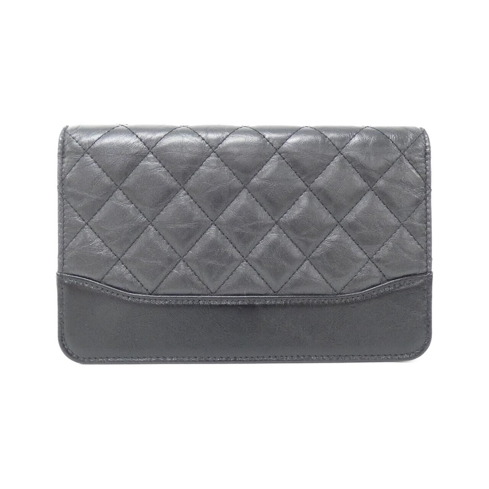 Chanel Gabrielle Line Calfskin Chain Wallet