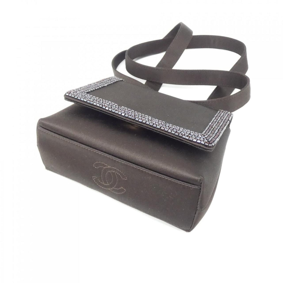 Chanel Satin Beads Shoulder Bag