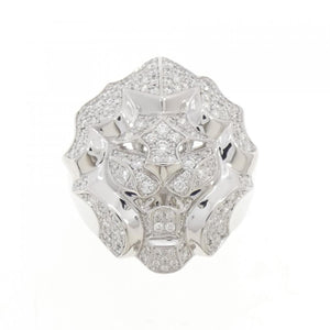Chanel Sous le Signe du Lion 750 White Gold Diamond Ring