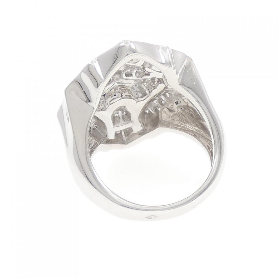 Chanel Sous le Signe du Lion 750 White Gold Diamond Ring