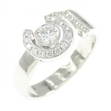 Chanel Eternal Chanel No.5 Au750 White Gold Diamond Ring Size 17