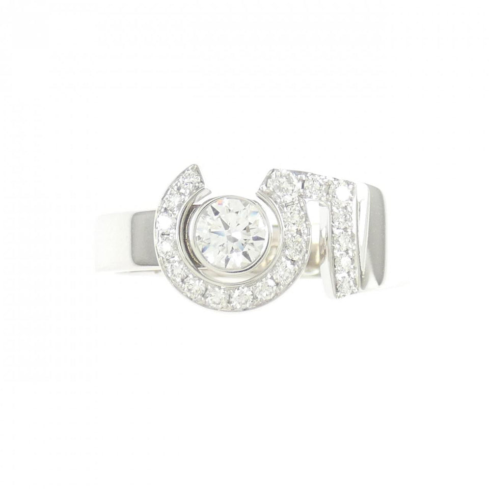 Chanel Eternal Chanel No.5 Au750 White Gold Diamond Ring Size 17