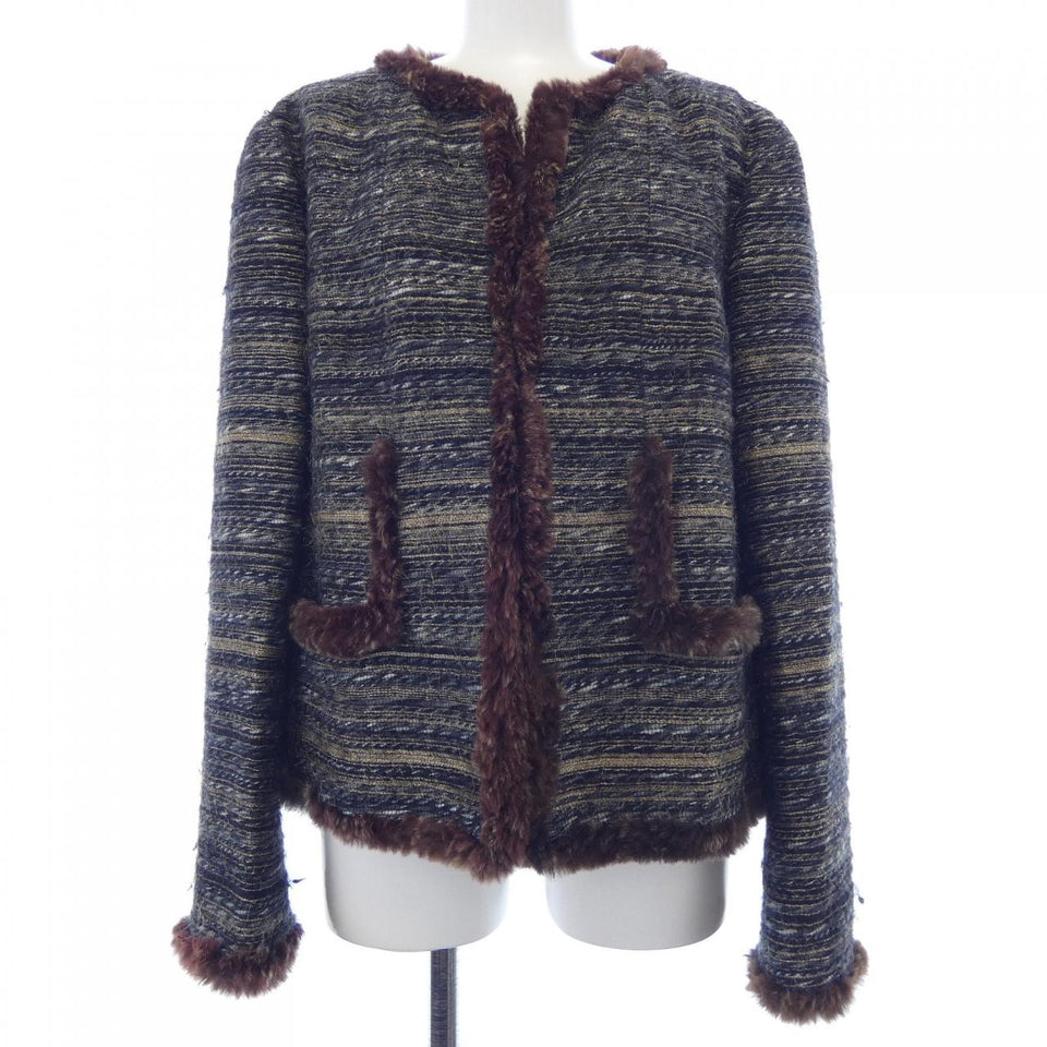 Chanel P26807V17014 05A Lapin Collarless Jacket