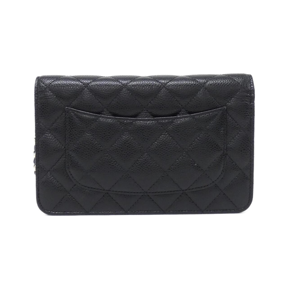 Chanel Timeless Classic Caviar Skin Wallet on Chain