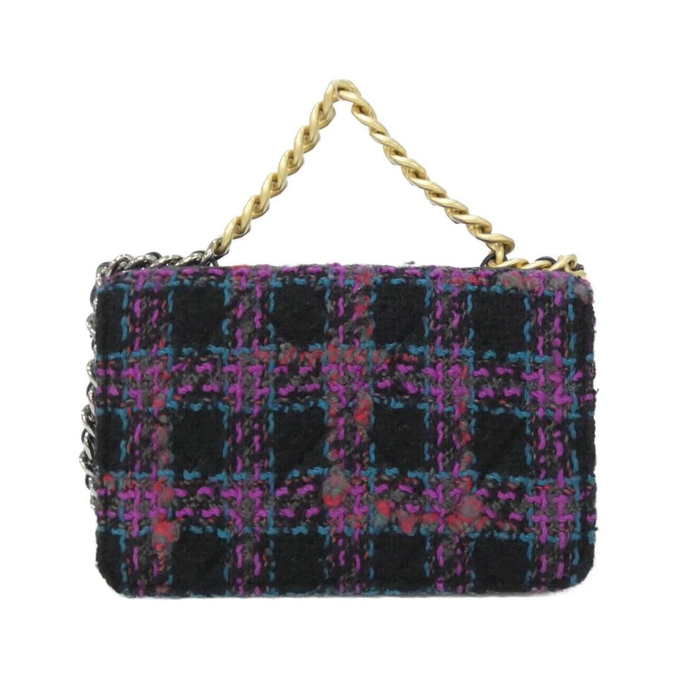 Chanel Chanel 19 Wool Tweed Wallet