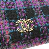 Chanel Chanel 19 Wool Tweed Wallet
