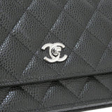 Chanel Chain Wallet Caviar Skin Wallet