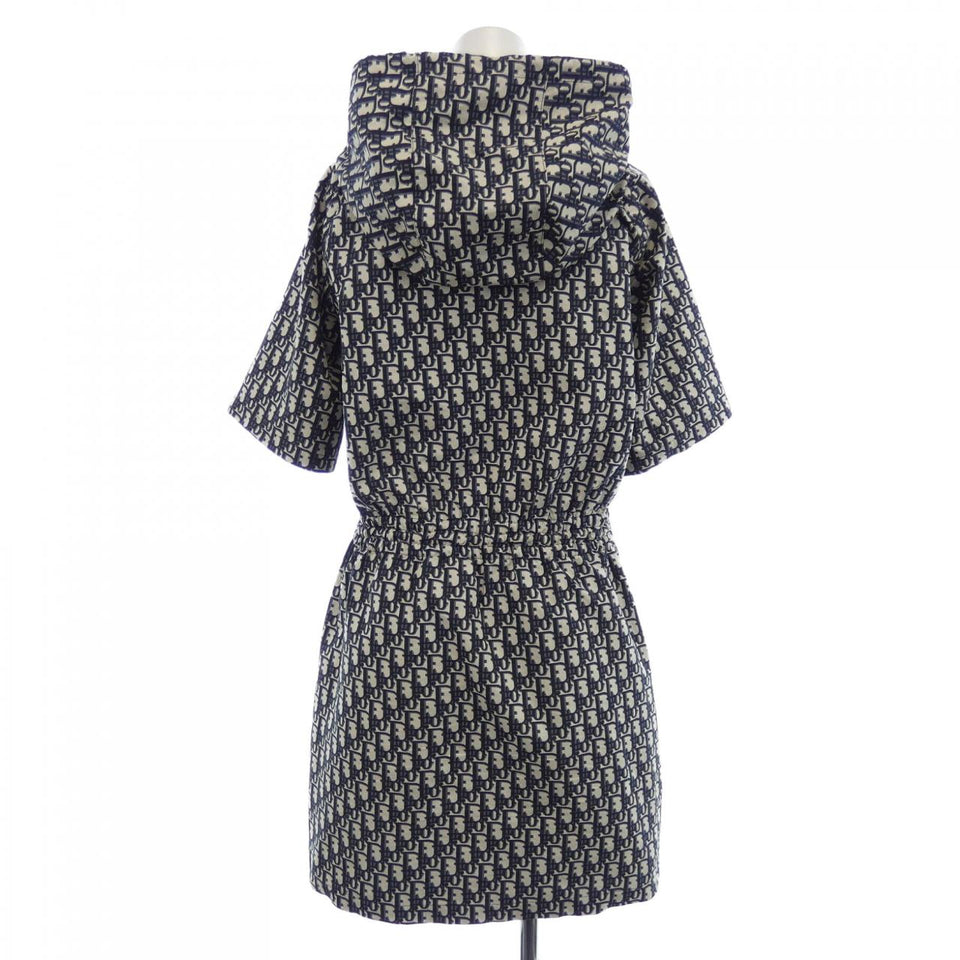 Christian Dior Oblique Technical Taffeta Dress