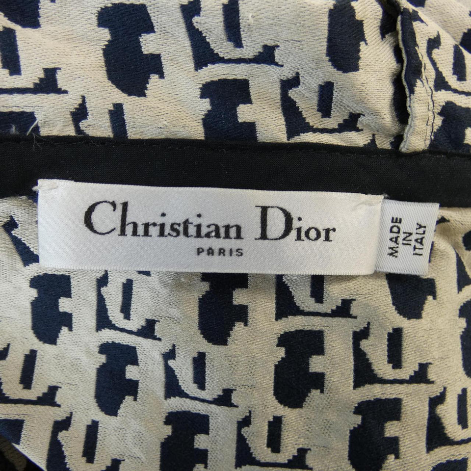 Christian Dior Oblique Technical Taffeta Dress