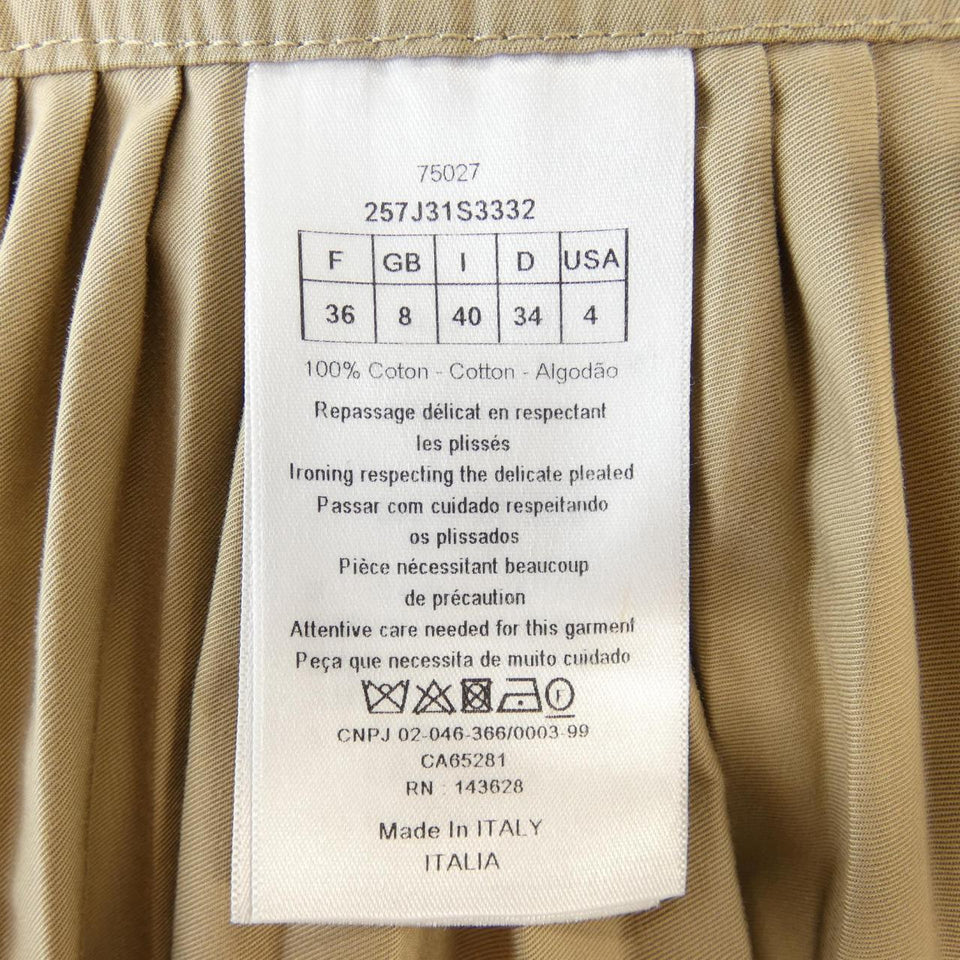 Christian Dior Asymmetry Long Skirt