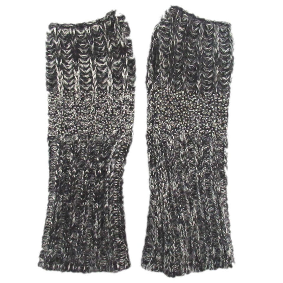Chanel Line Stone Silk Cashmere Arm Warmer