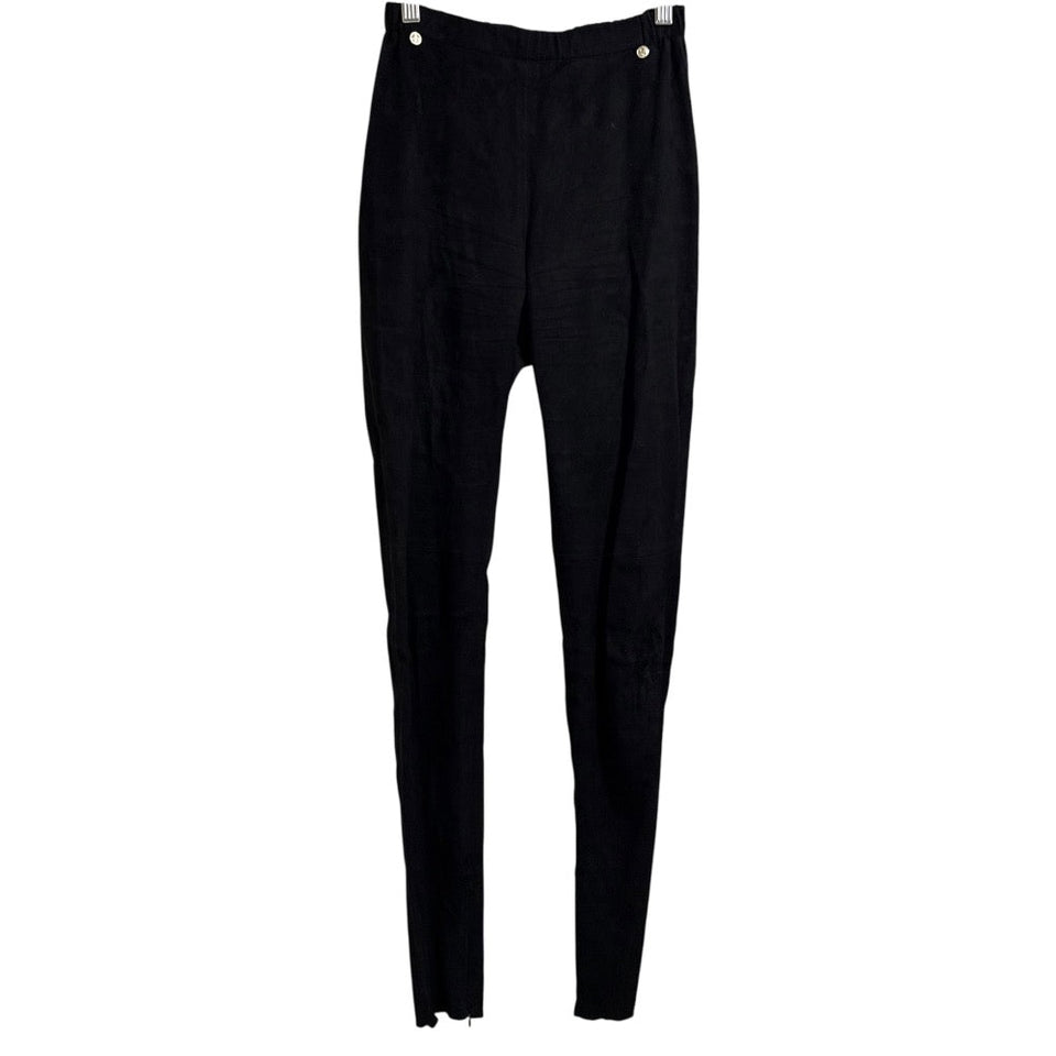 Chanel Lambskin Suede Skinny Pants