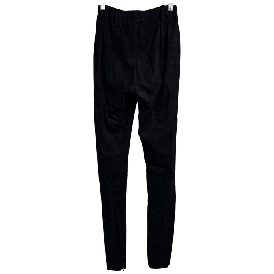 Chanel Lambskin Suede Skinny Pants
