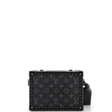 Louis Vuitton Clutch Box Bag Monogram Eclipse and Leather