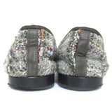 Chanel Coco Mark Tweed Ballerina Flats