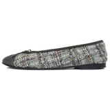 Chanel Coco Mark Tweed Ballerina Flats