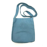 Hermes Shoulder Bag leather blue Crude cell
