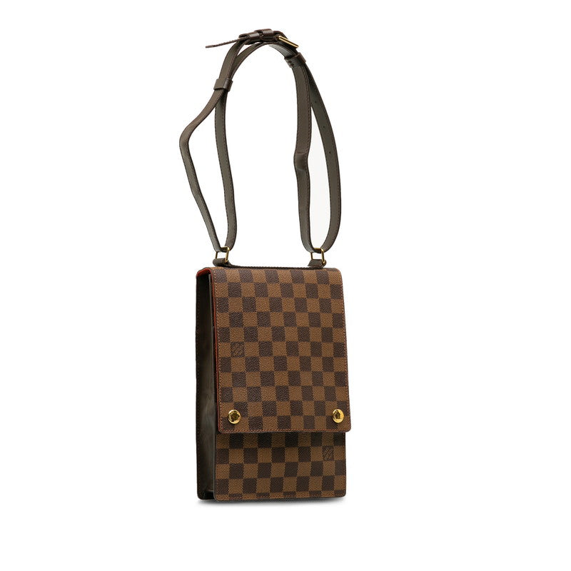 Louis Vuitton Louis Vuitton Damière Evene Shoulder Bag PVC/Leather Brown