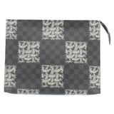 Louis Vuitton Damier Graphite Pochette Voyage Clutch Bag LV Auth 27628A