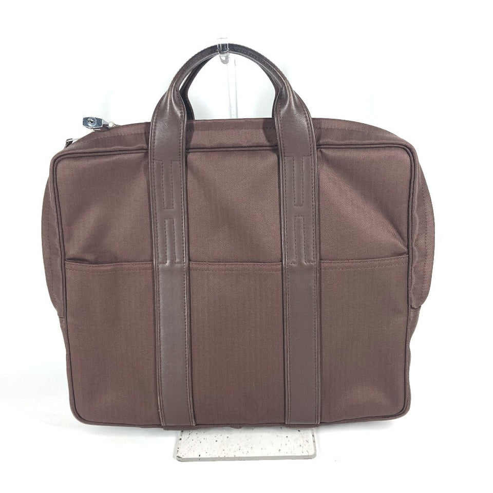 Hermes Business bag Nylon Brown Shoulder Acapulco Odinatur