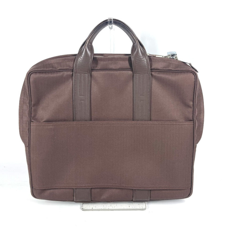 Hermes Business bag Nylon Brown Shoulder Acapulco Odinatur