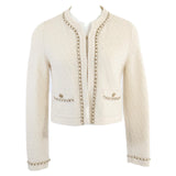 Chanel P75724K10893 Cashmere Knit Jacket Top