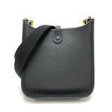 Hermes Shoulder Bag Taurillon Clemence black Evelyn TPM Amazone