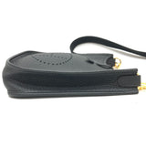 Hermes Shoulder Bag Taurillon Clemence black Evelyn TPM Amazone