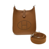 Hermes Shoulder Bag Taurillon Clemence gold Evelyn TPM