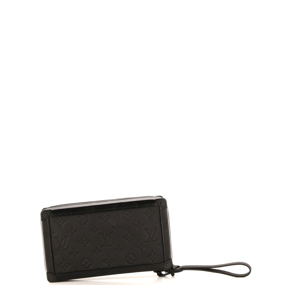 Louis Vuitton Soft Trunk Clutch Monogram Taurillon Leather