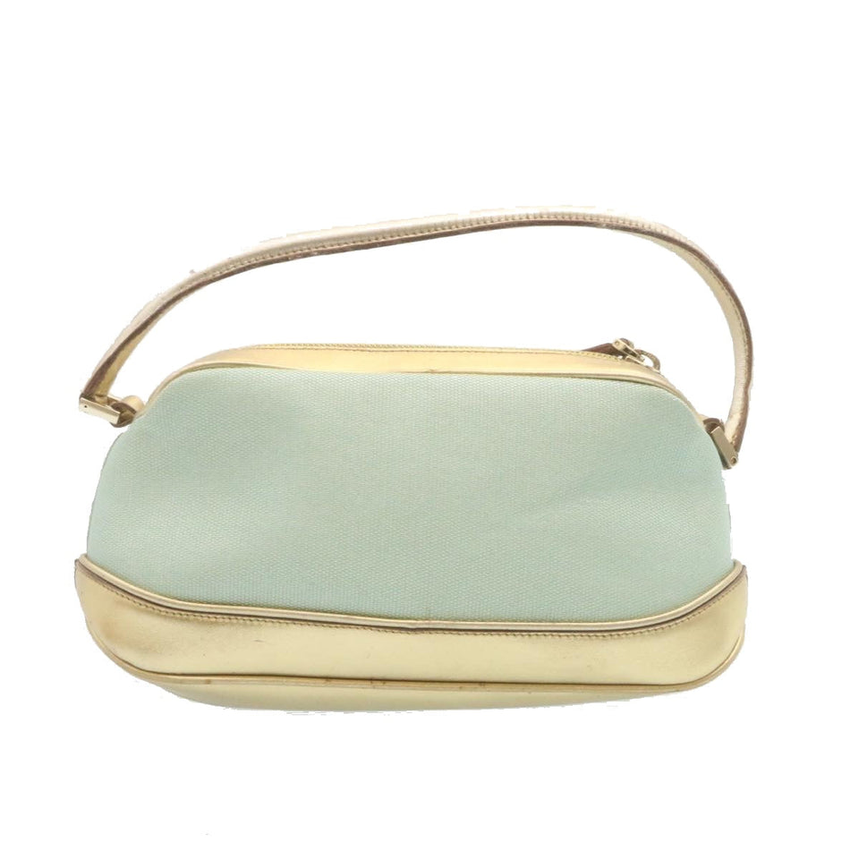 Gucci Pouch Green Gold 27882