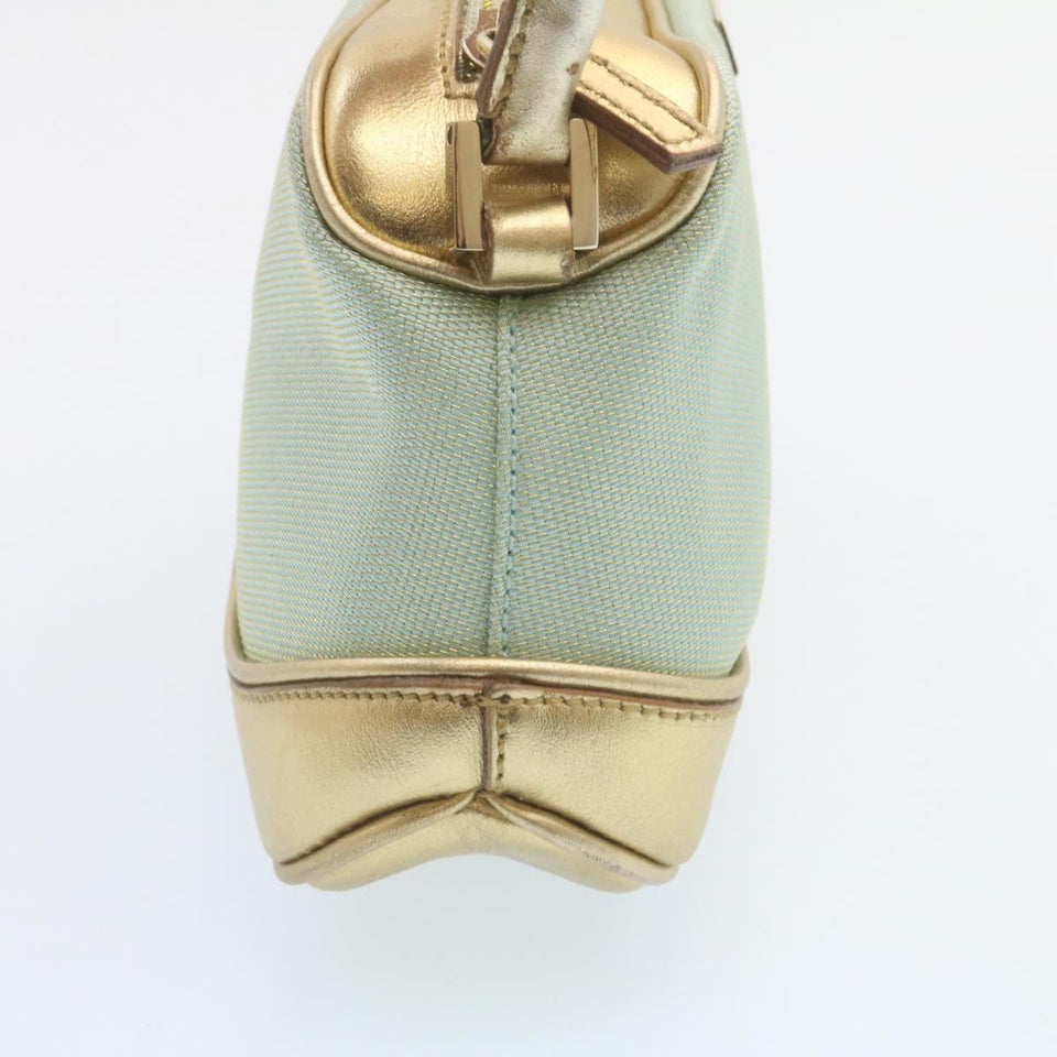 Gucci Pouch Green Gold 27882