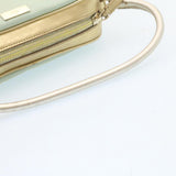 Gucci Pouch Green Gold 27882