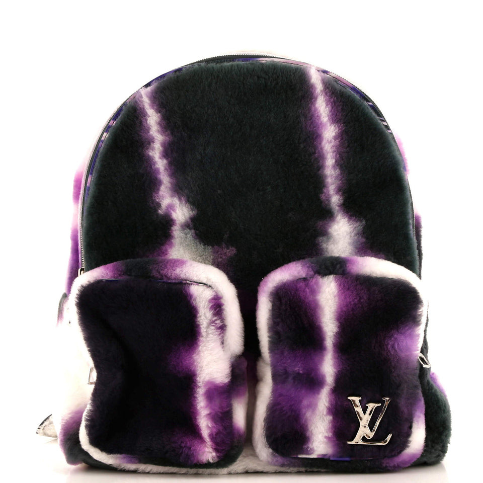 Louis Vuitton Multipocket Backpack Tie Dye Shearling