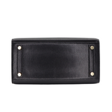 Hermes25cm Birkin Sellier Black Chèvre Leather Gold Hardware