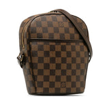 Louis Vuitton Louis Vuitton Damière Shoulder Bag PVC/Leather Brown