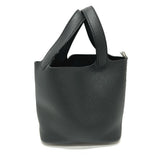Hermes Handbag Taurillon Clemence black Picotan Lock PM Women