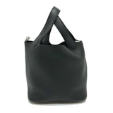 Hermes Handbag Taurillon Clemence black Picotan Lock PM Women