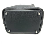 Hermes Handbag Taurillon Clemence black Picotan Lock PM Women