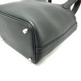 Hermes Handbag Taurillon Clemence black Picotan Lock PM Women