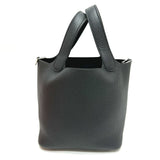 Hermes Handbag Taurillon Clemence black Picotan Lock PM Women