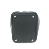 Hermes Handbag Taurillon Clemence black Picotan Lock PM