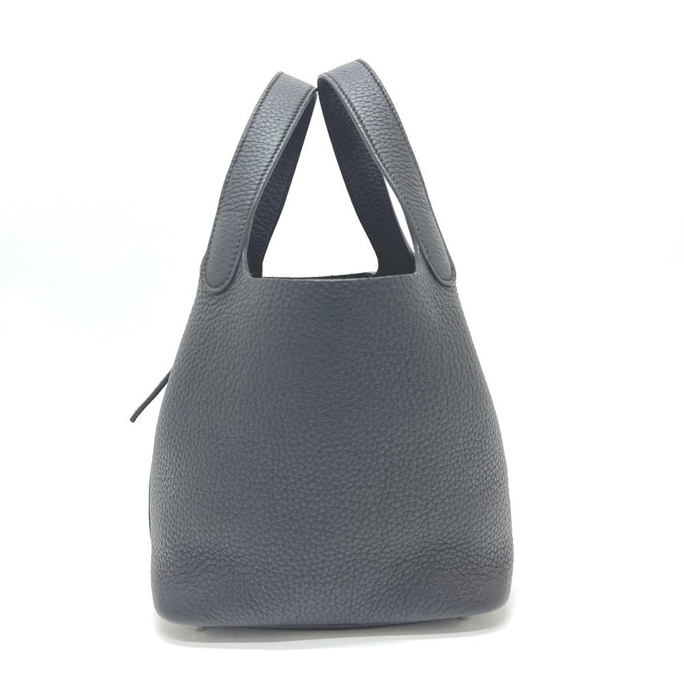 Hermes Handbag Taurillon Clemence black Picotan Lock PM