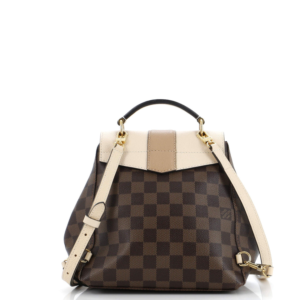 Louis Vuitton Clapton Backpack Damier and Leather