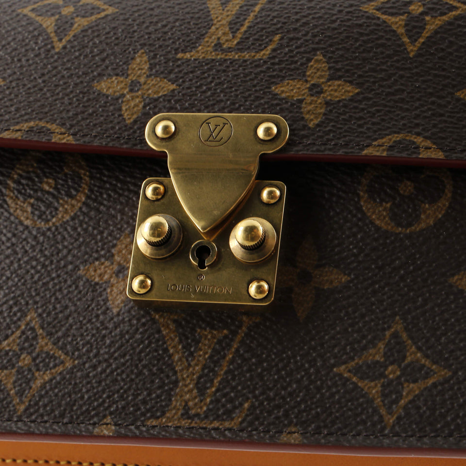 Louis Vuitton S Lock Belt Pouch Monogram Canvas