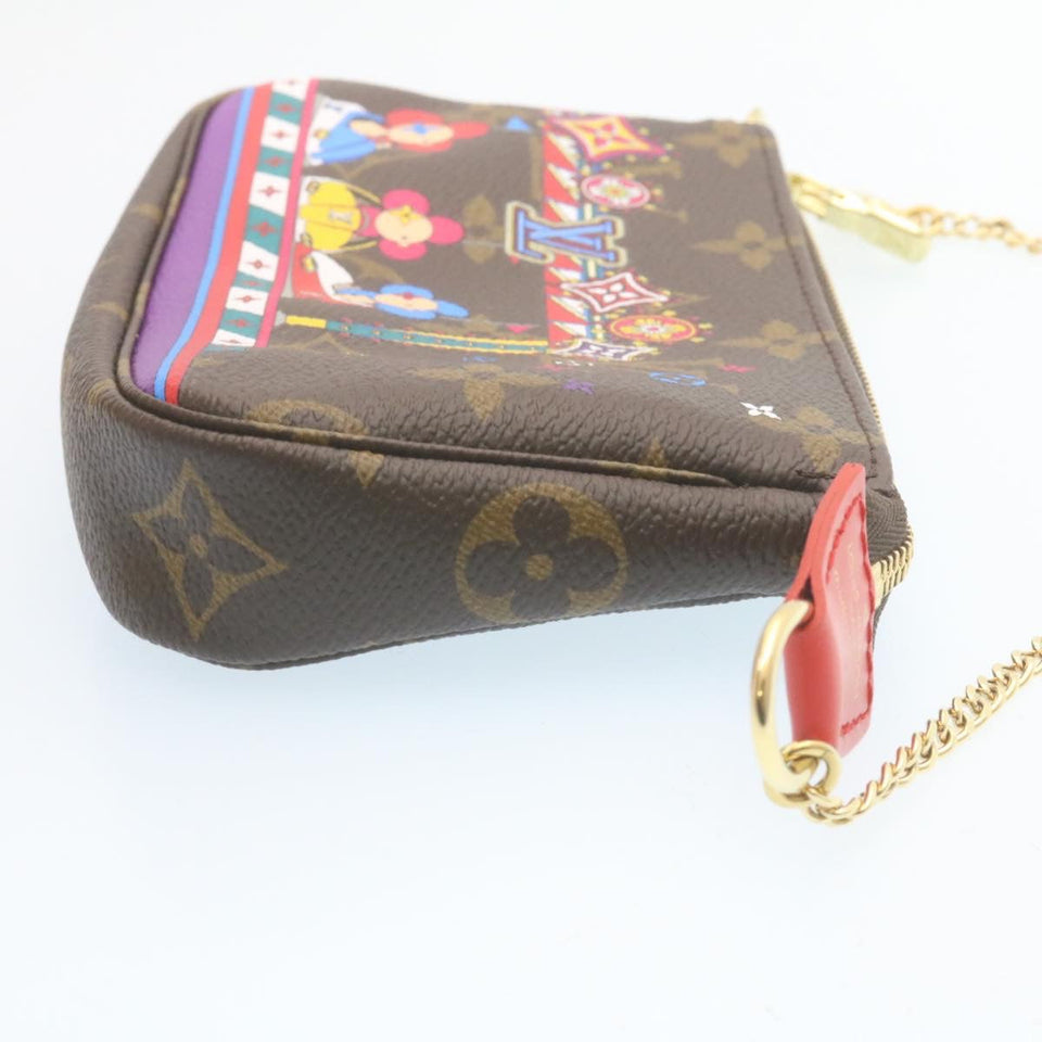 Louis Vuitton Monogram Vivienne Mini Pochette Accessoires Auth 28293A Clutch